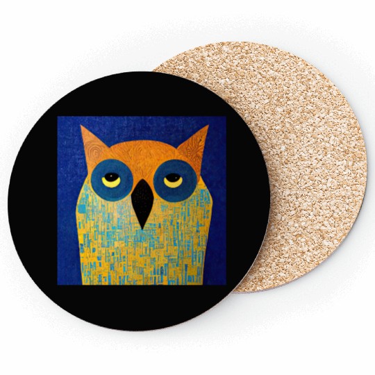 Mod Owl: Bored Owl Coasters