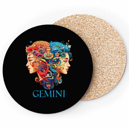 Embrace Your Gemini Identity: Gemini Pride Coasters