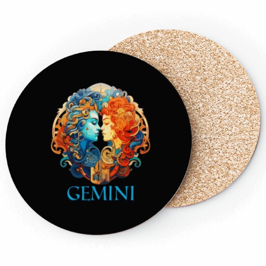 Embrace Your Gemini Identity: Gemini Zodiac Coasters