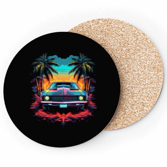 Exotic Camaro Z28 Coasters