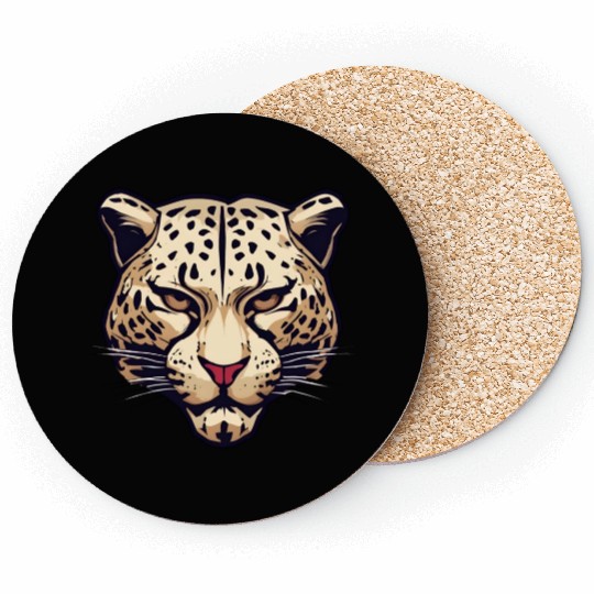 Leopard / Leo / Print / Animal / Safai / Fur Coasters