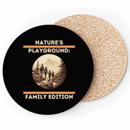 Nature's Playground: Family Edition Family Hiking Coasters