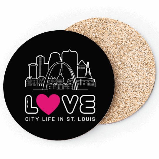 Love City Life in St. Louis Missouri Coasters