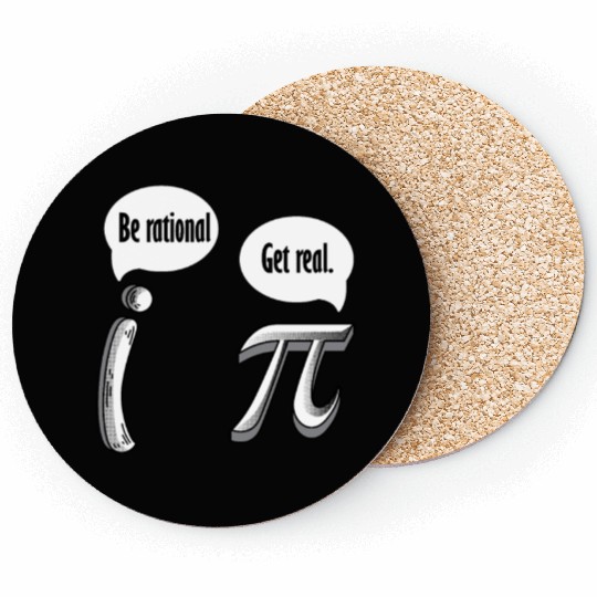 Be Rational Get Real, Math Pi Day Coasters