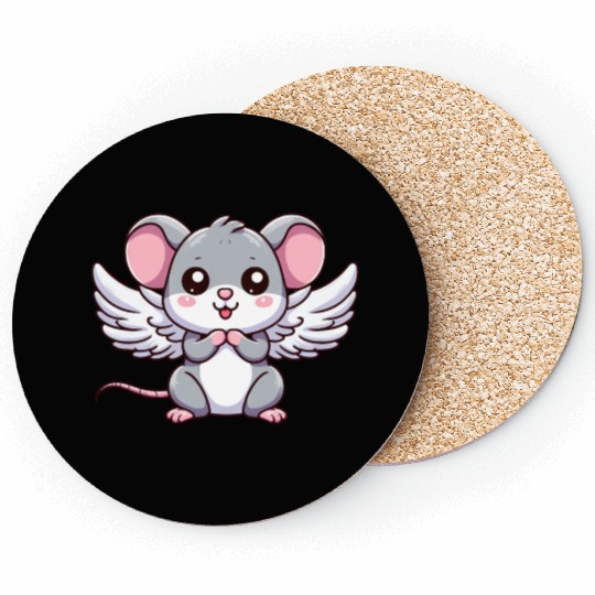 Mouse Angel Wings Coasters