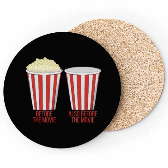 Popcorn at the cinema Coasters
