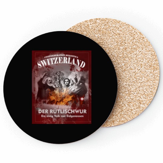 Switzerland Coasters - Rütli sworn - print yourself