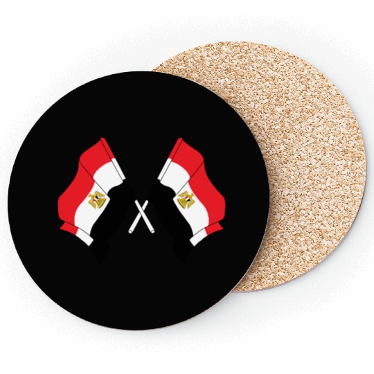 Two Egypt flags Coasters