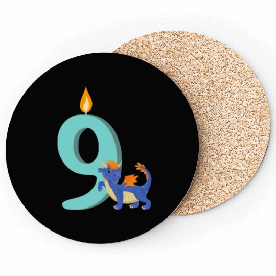 9 Years - Dragon Number 9 Coasters