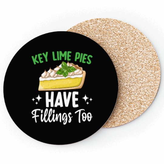 Key Lime Pie Lover Dessert Coasters