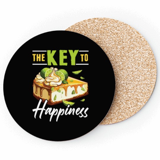 Key Lime Pie Lover Dessert Coasters