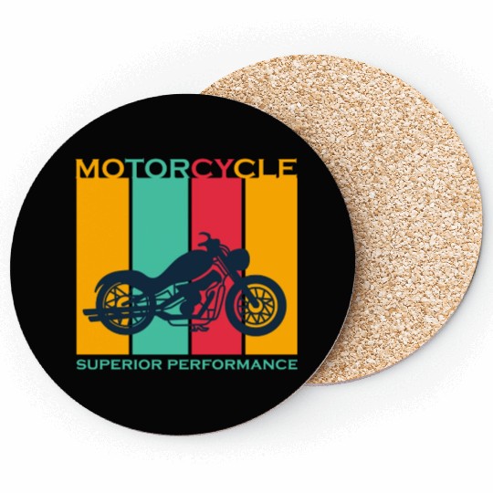 Motorcycle Superior Performance Coasters
