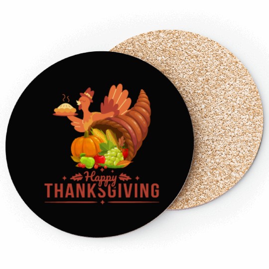 Happy Thanksgiving Coasters