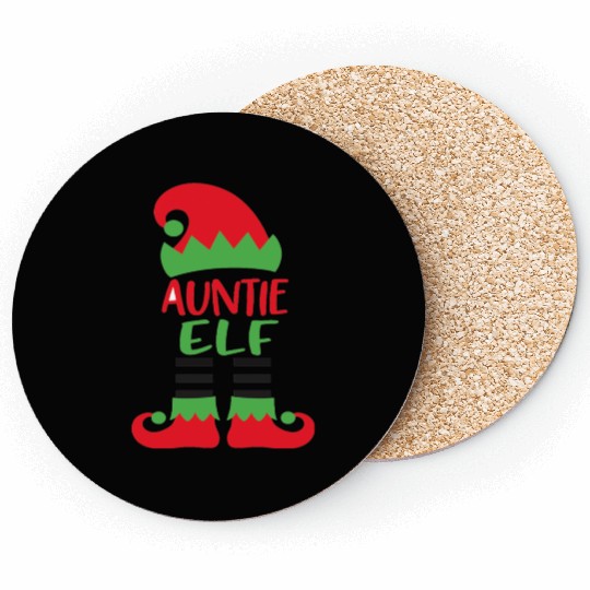 auntie elf Coasters
