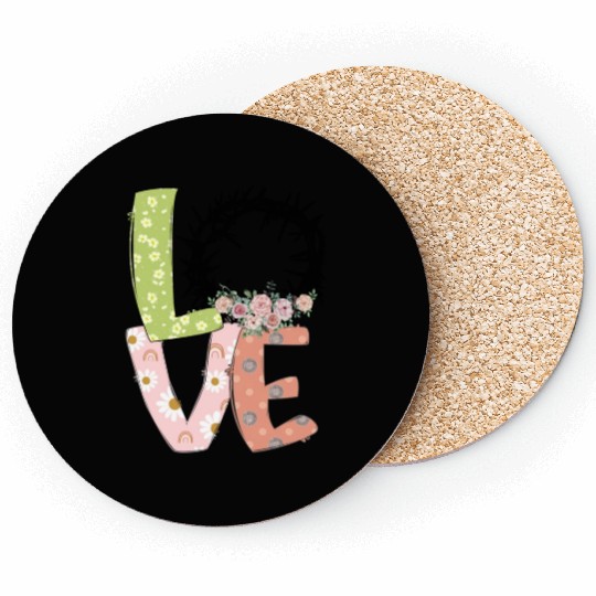 Love Easter Sublimation Coasters