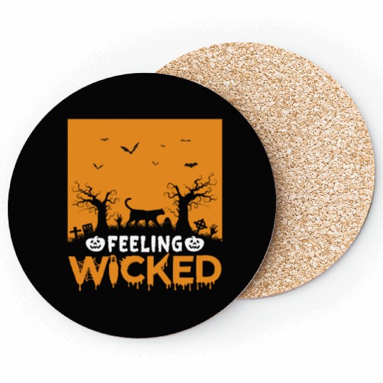 Halloween Feeling wicked Coasters