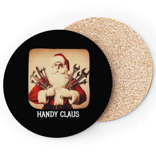 Vintage Santa Claus Handyman Coasters
