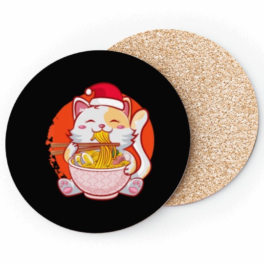 Manga Otaku Chibi Womens Saying Viral Coasters