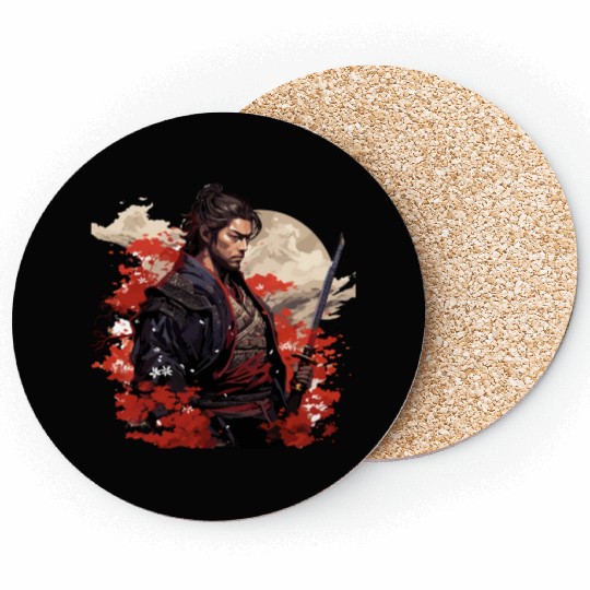 Brave Samurai Coasters