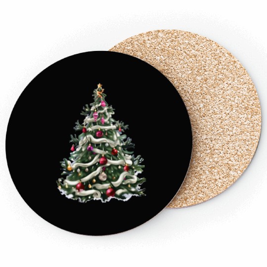 Christmas tree9 Coasters