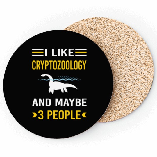 3 People Cryptozoology Cryptid Cryptids Coasters