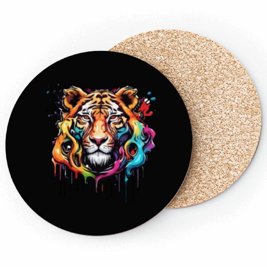 Tiger / Animal / Safari / Wild / Animal Print Coasters