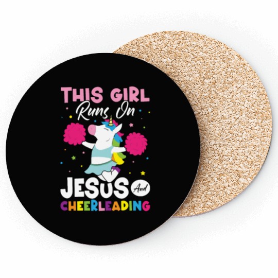 Cheerleader Cheer Coasters