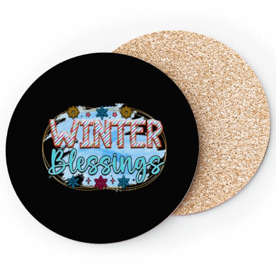Winter blessings Coasters