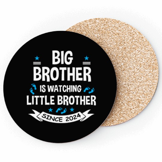 Big Brother Watching Little Brother 2024 Baby Coasters
