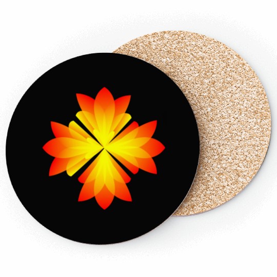 Sunset Bloom Coasters