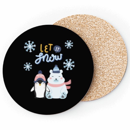 Let It Snow Coasters