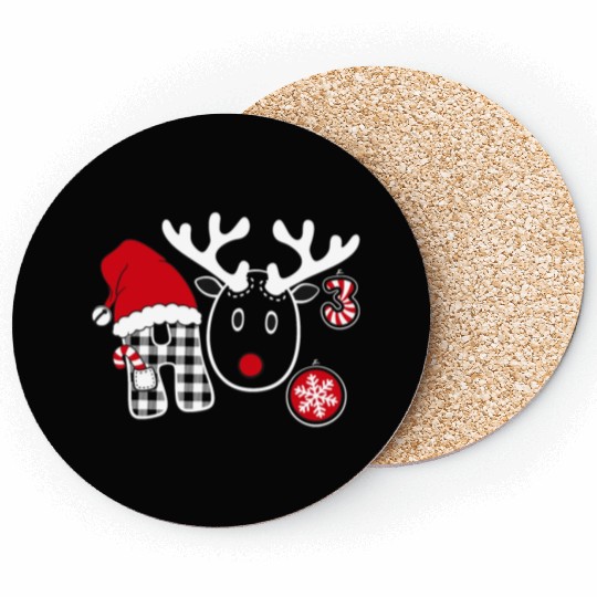 ugly christmas ho ho ho sweater Coasters