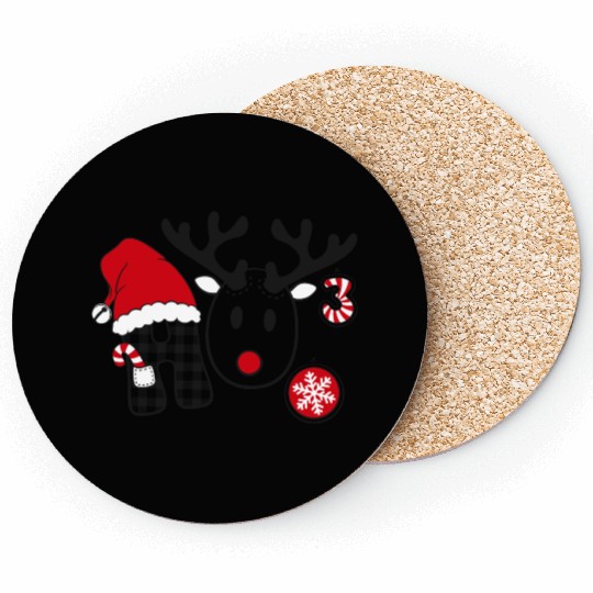 ugly christmas ho ho ho sweater Coasters