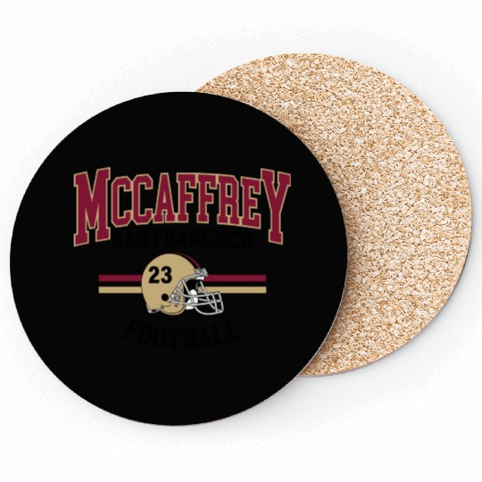 McCaffrey San Francisco Football Coasters