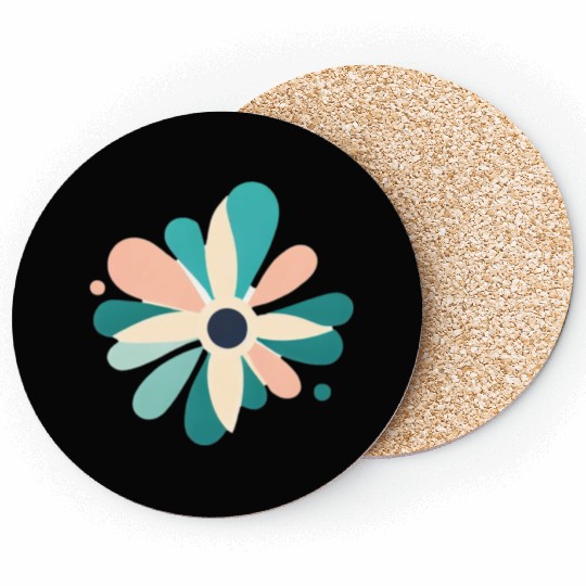 Colorful Sunflower Coasters