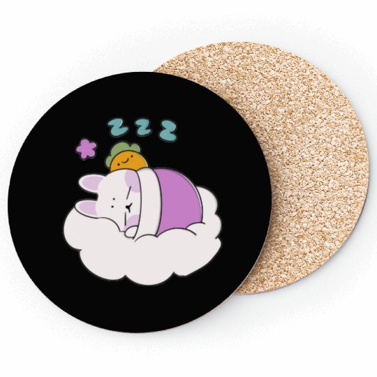 Sleepy Rabbit Coasters