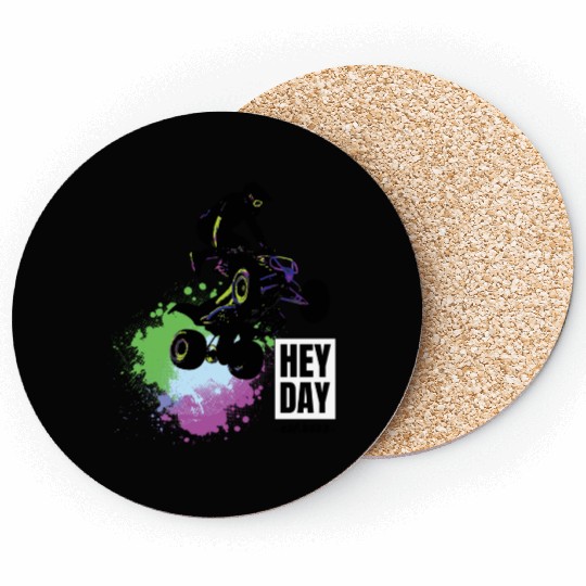 ATV/Quad " Airborne" style logo. By "Hey Day" Coasters