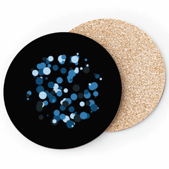 abstract circles pattern Coasters