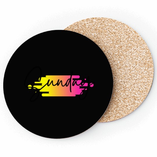 Sunday Vibe Design Coasters