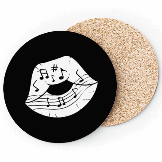 Music Kisses Orchestra Member Gift Coasters