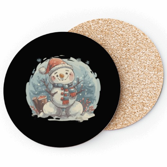 Best Snowman design Coasters