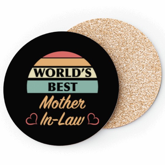 World’s Best Mother In Law Coasters