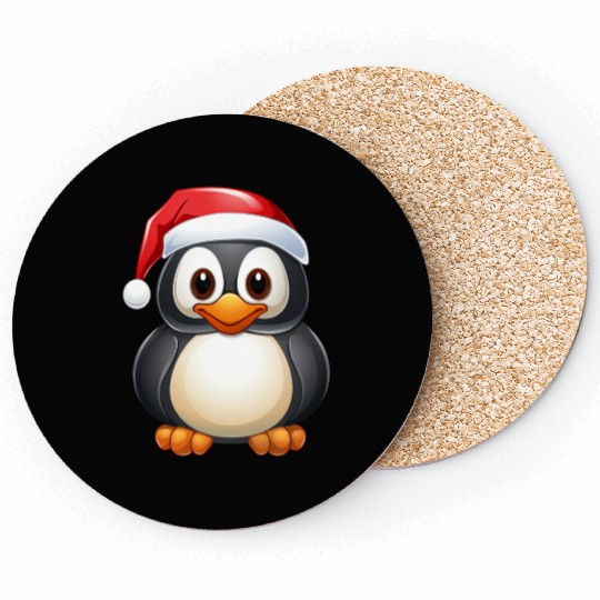 Penguins Christmas Coasters