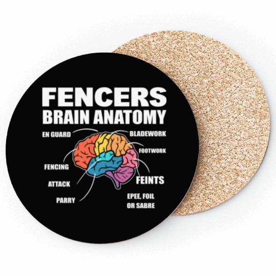 Fencing Combat Sports Fencer Coasters