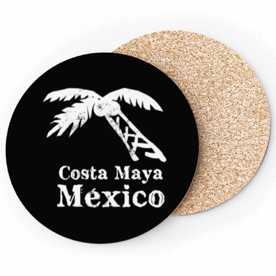 Costa Maya Mexico Palm Tree Vacation Trip Beach Me Coasters