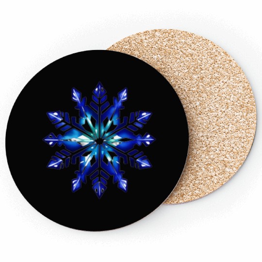 Watercolor snowflake Coasters