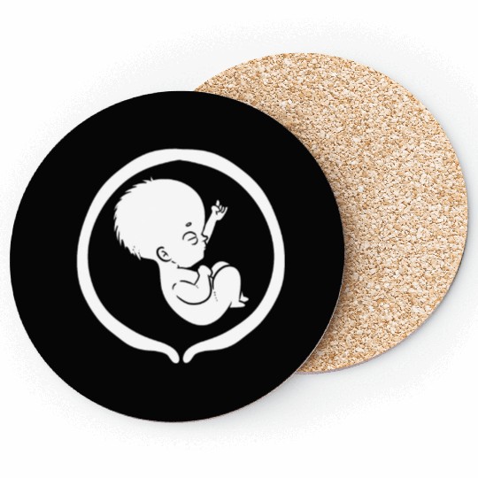 Womb Punk Mother to be Gift Coasters