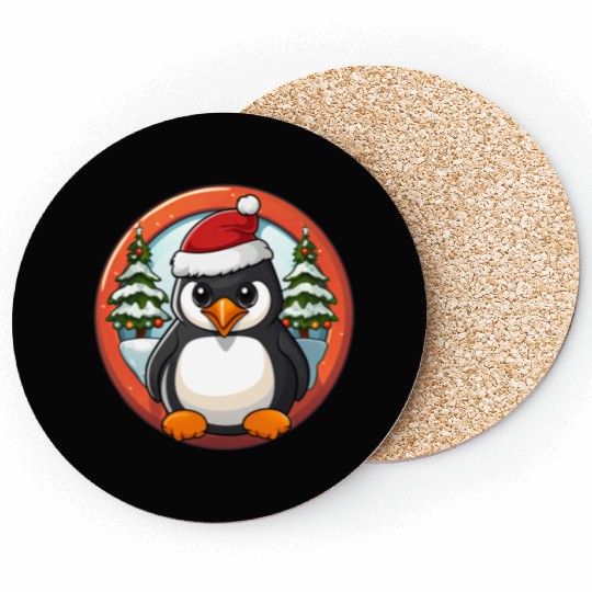 Penguin Christmas Coasters