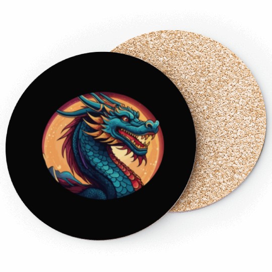 traditional Chinese dragon Coasters