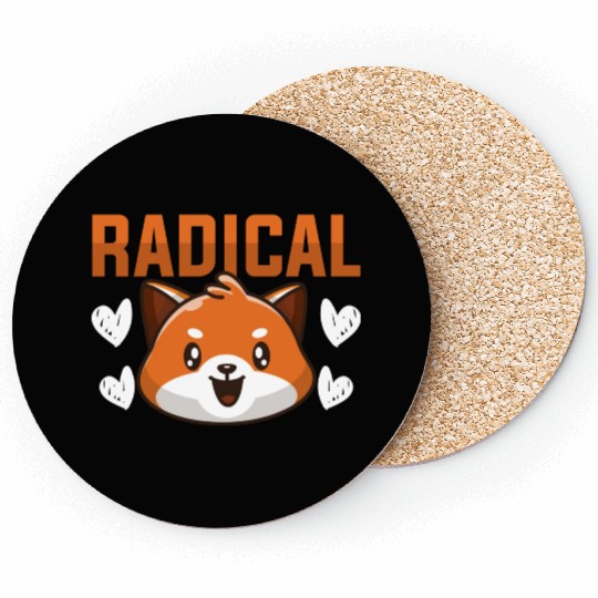 Radical Red Panda Coasters